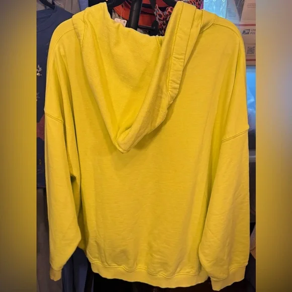 NWT Free People FP Movement Best Of Logo Hoodie - sour citrus combo - Small - Picture 10 of 12